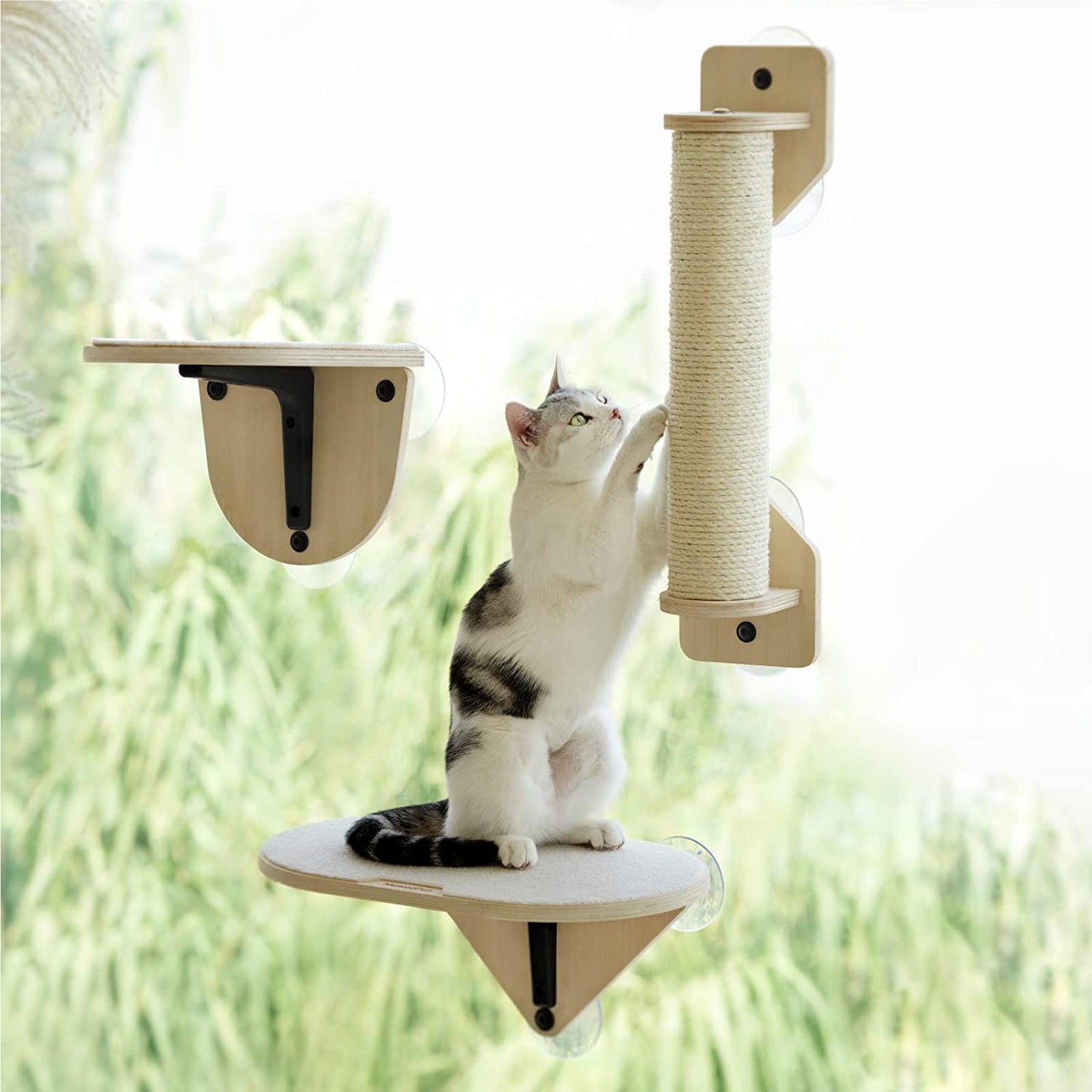 Poleiro da janela do gato