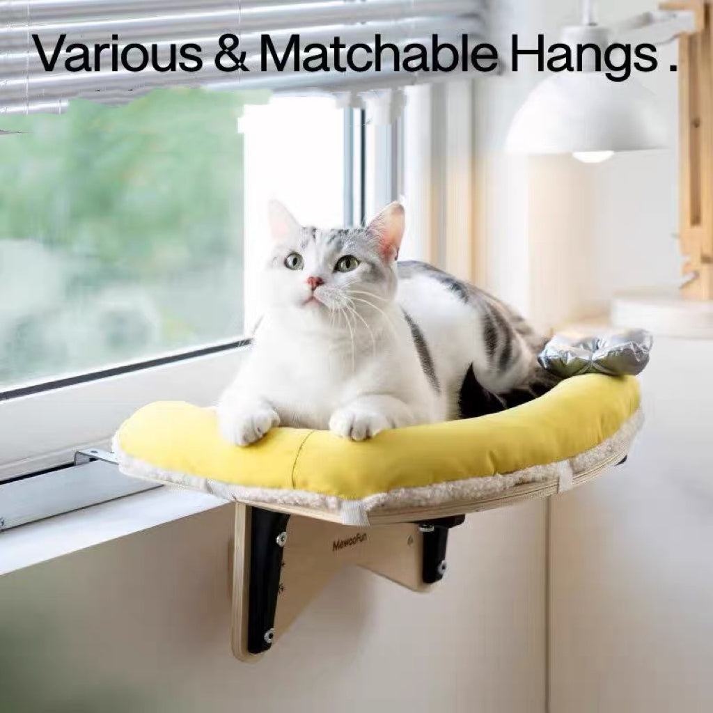 Cat Window & Side Bed Perch