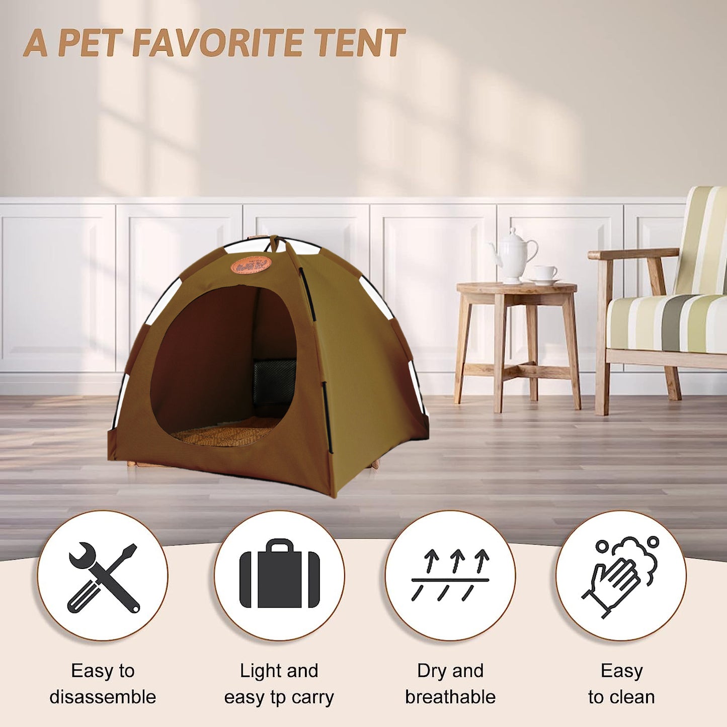 Cat Bed Pet Tent