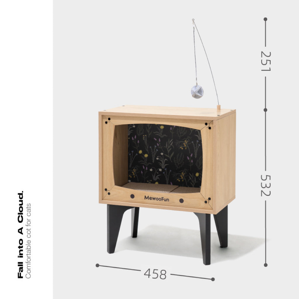 Cat TV Bed