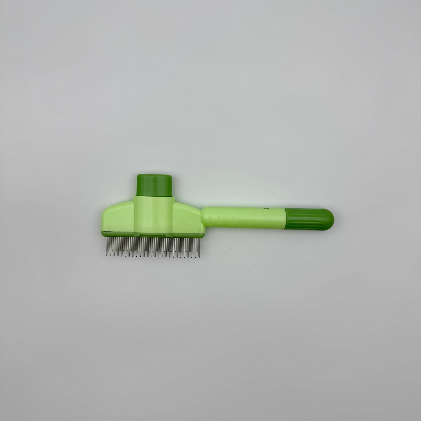 Cat Brush with Release Button, Built-in Stainless Steel