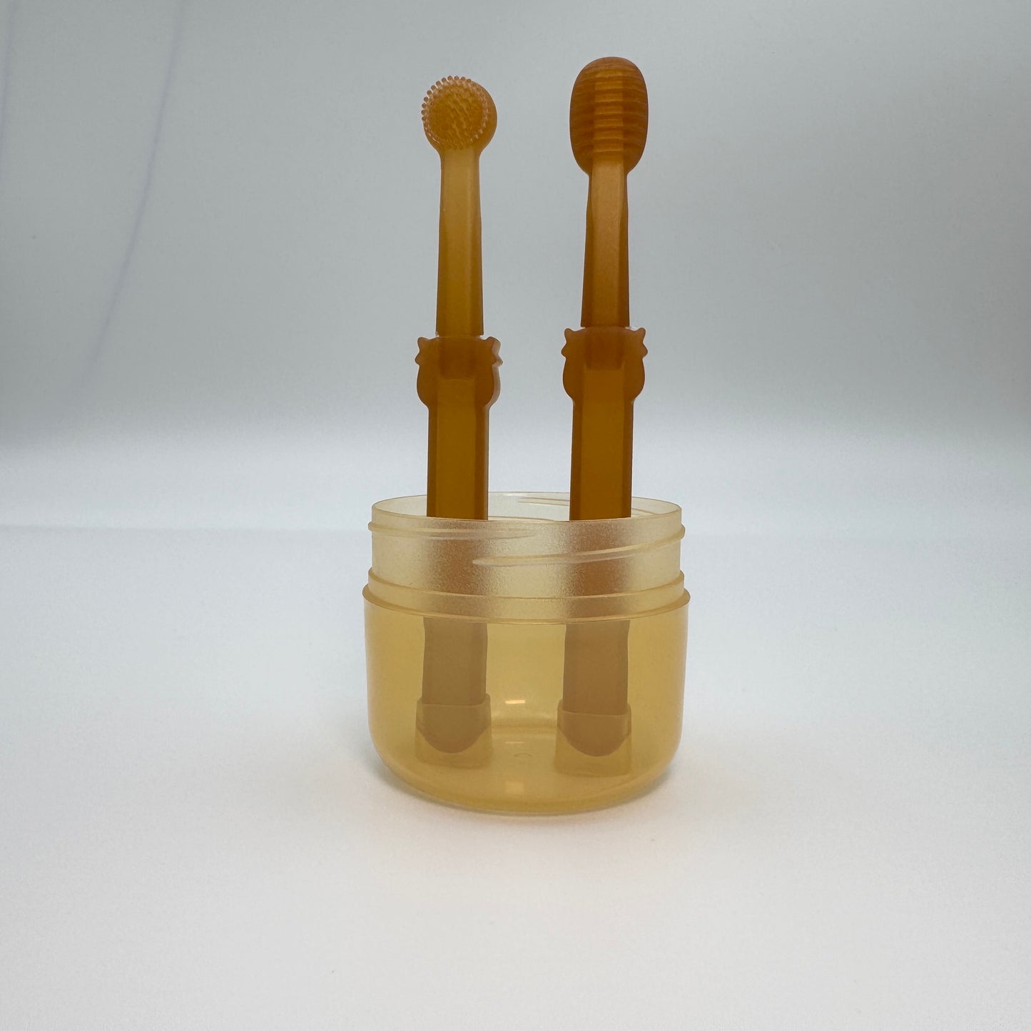 Pet Toothbrush, Pet Silicone Toothbrush Cat & Dog Tooth Brushing Kit with Storage Cup