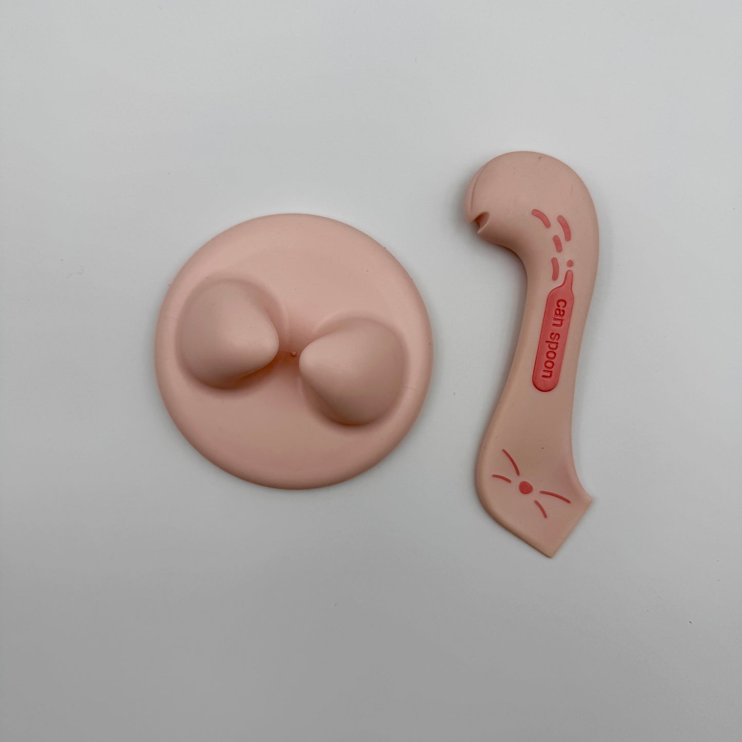 Pet Food Can Lid& Can Opener,Cat Food Spoon for Wet Food
