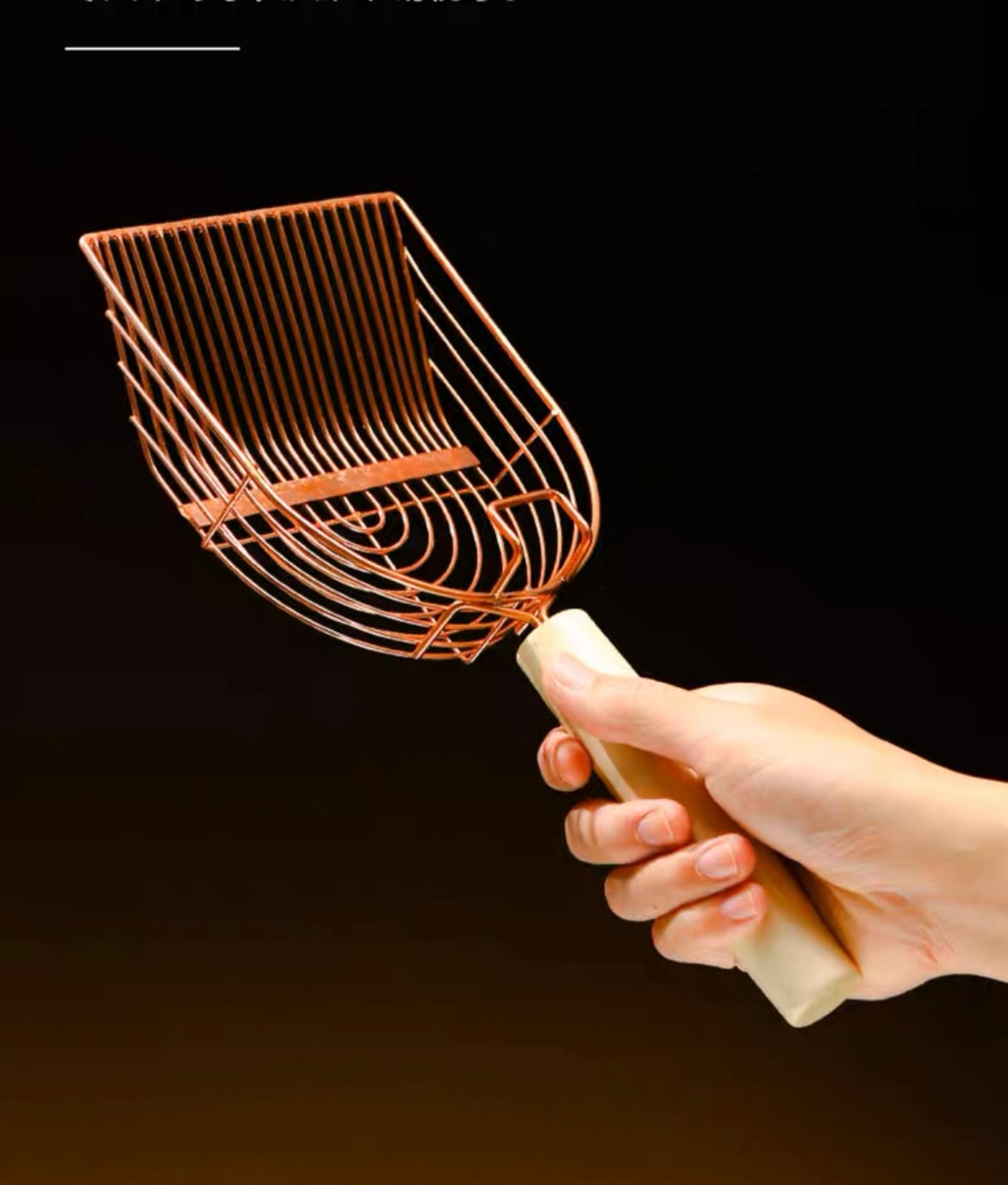 Cat litter scooper