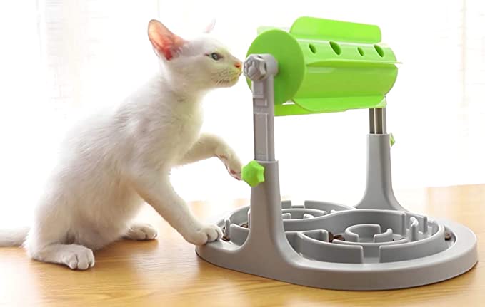 インタラクティブなドッグ&キャット フード パズル トイ スロー フィーダー