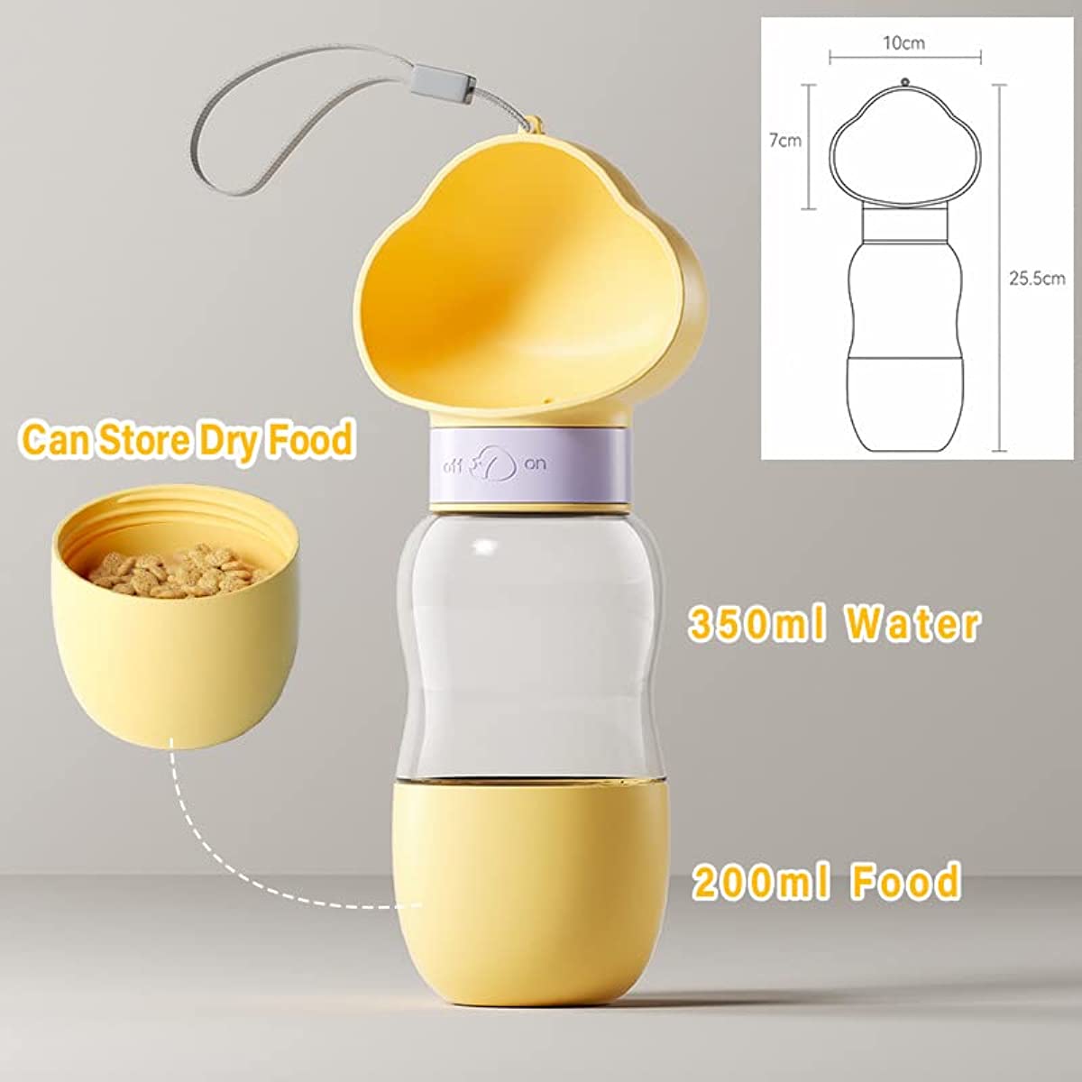 Pet Water Bottle 12oz+7oz