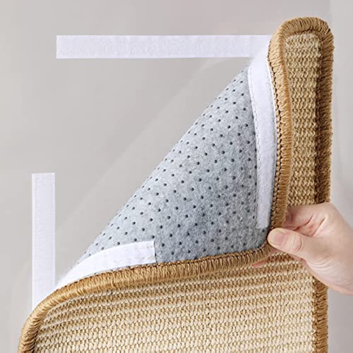 Esteras naturales para rascar gatos de sisal,