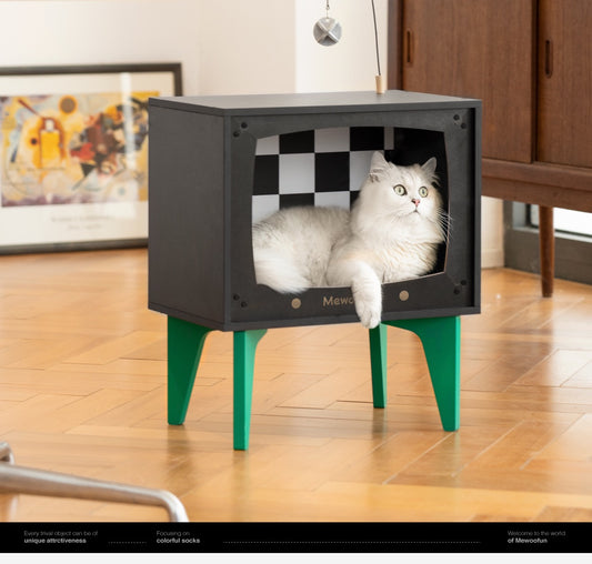 Cat TV Bed