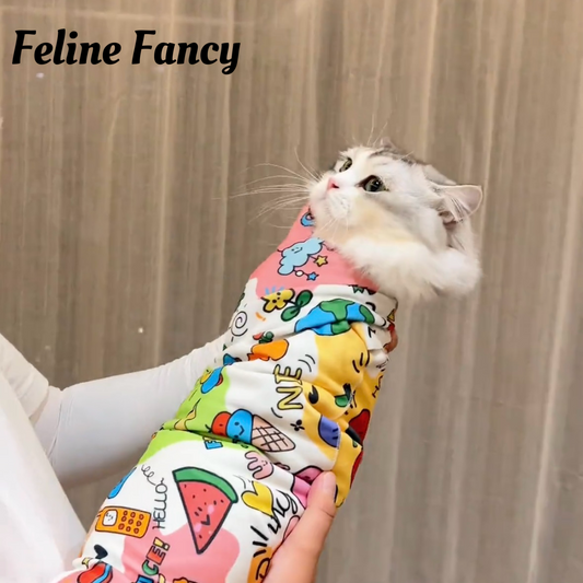 Self-Adherent Cat Grooming Wrap - Escape Proof Restraint for Nail Trimming & Ear Cleaning | Stress-Free Calming Solution