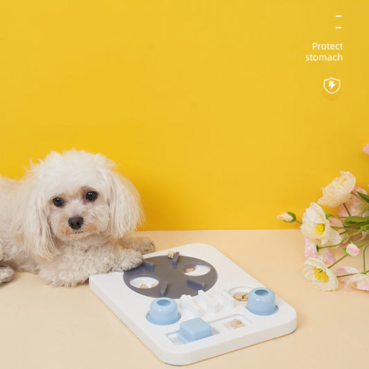 Interactive Dog & Cat Food Puzzle Toy Slow Feeder