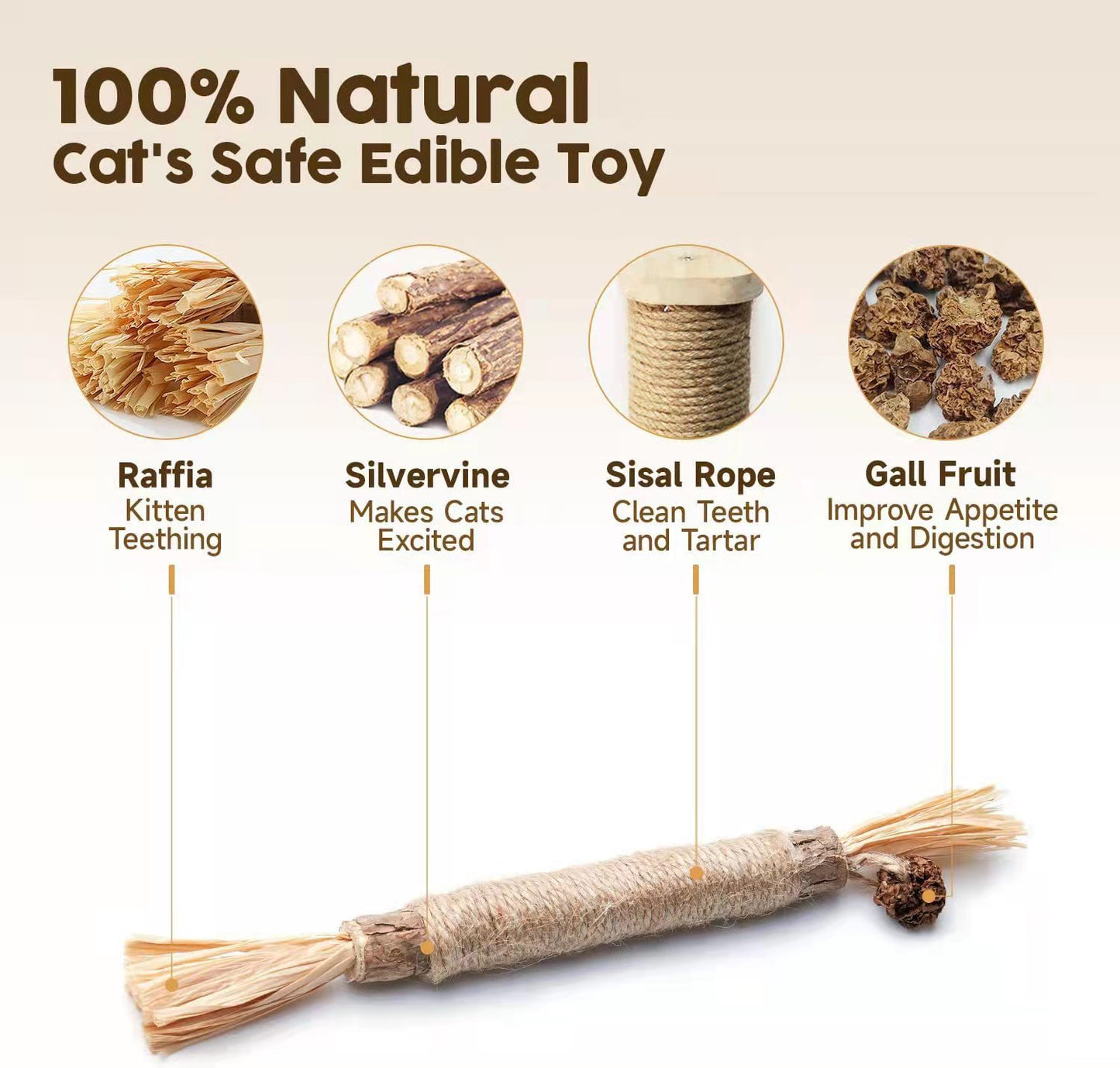 Cat Toys Silvervine Chew Stick